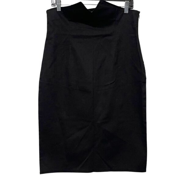 COLLECTIF Pointed High Waist Pencil Skirt 12 - Picture 1 of 7